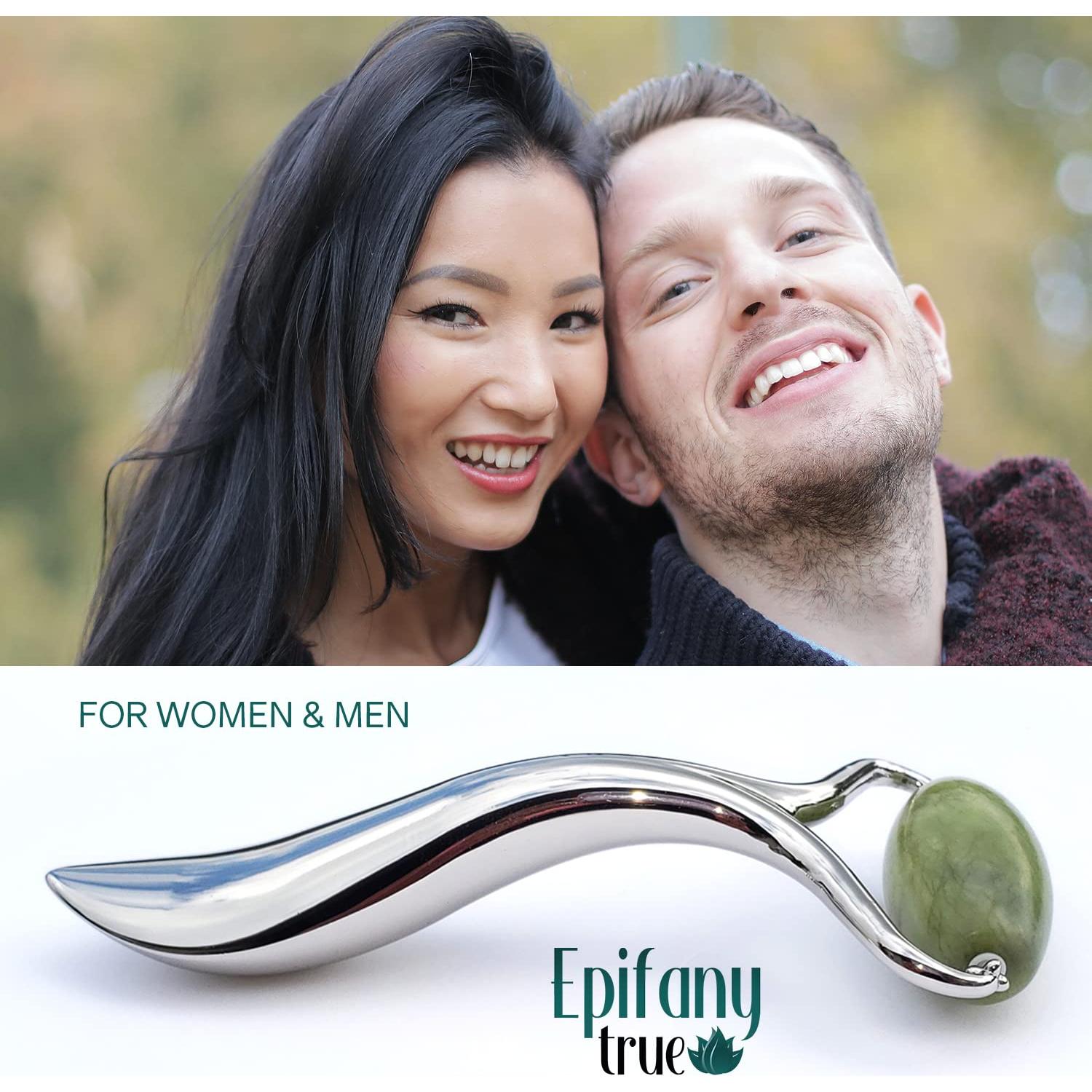 Suero Facial Hidratante Epifany 30mL + Rodillo Jade Natural