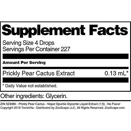 Extracto Líquido de Glicerita de Nopal TerraVita 28.35 g