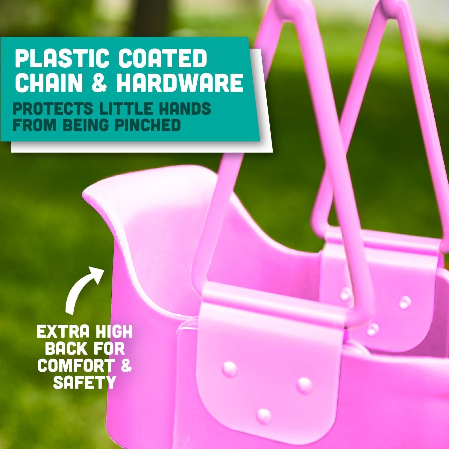 Columpio de Cubo Rosa Productos Squirrel para Niños