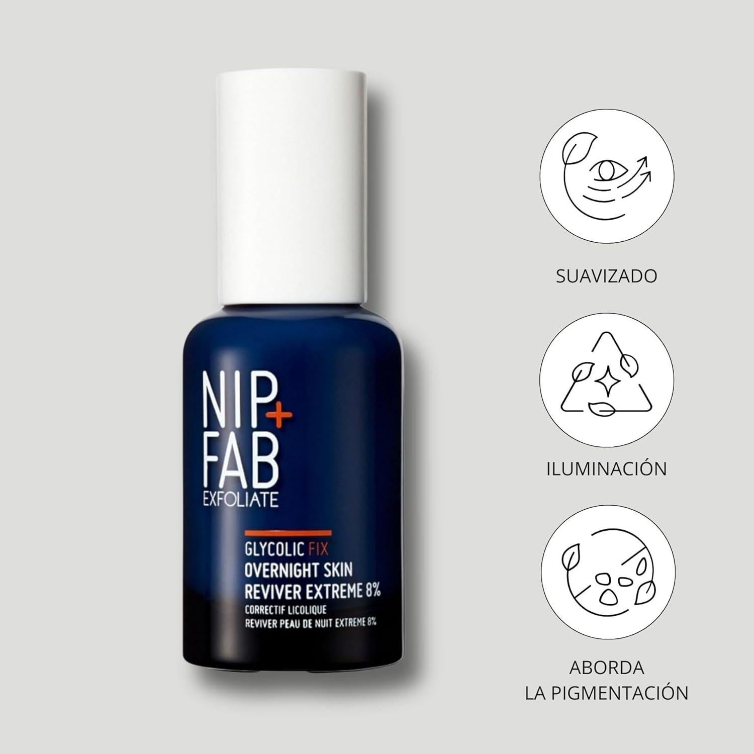 Exfoliante Facial Nip+Fab Glycolic Fix 8% 44.8 ml