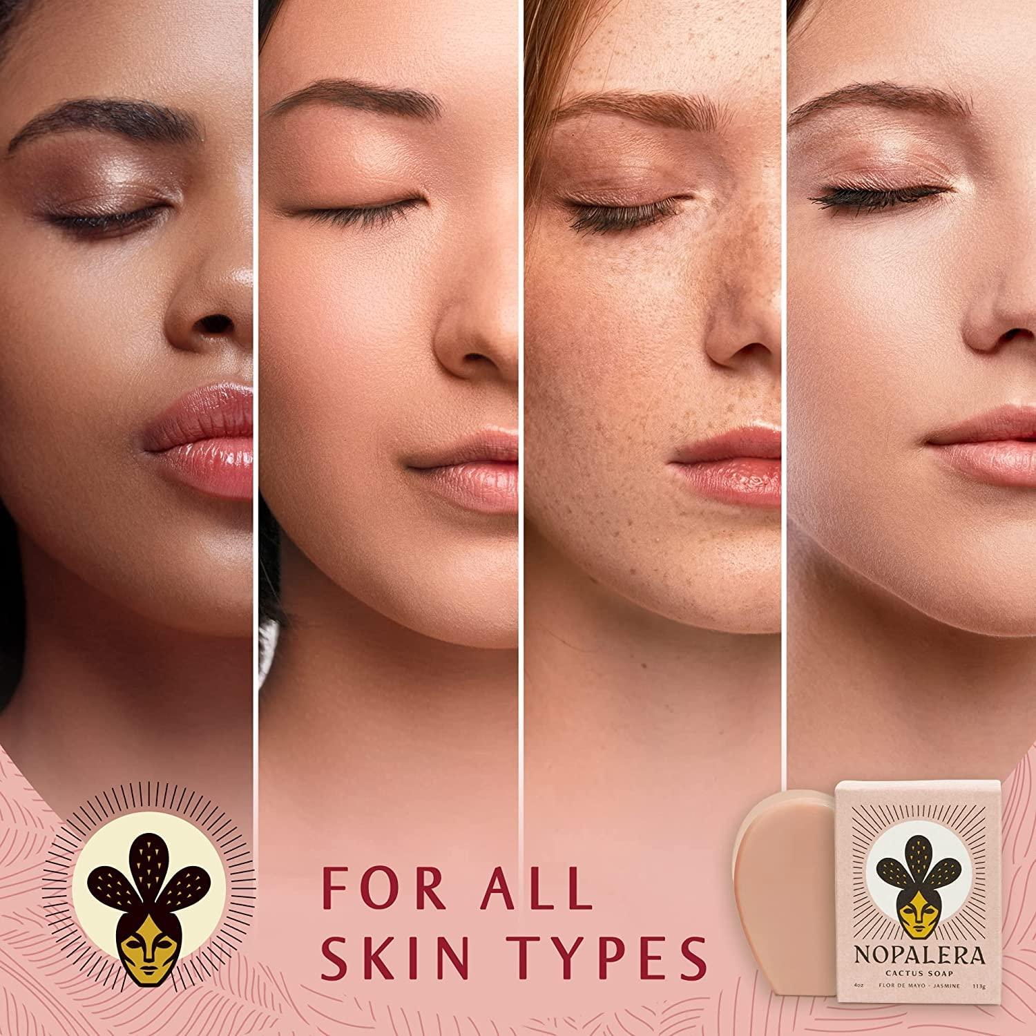 Jabón de Barra Nopalera Nopal con Aceite de Jazmín 113 g