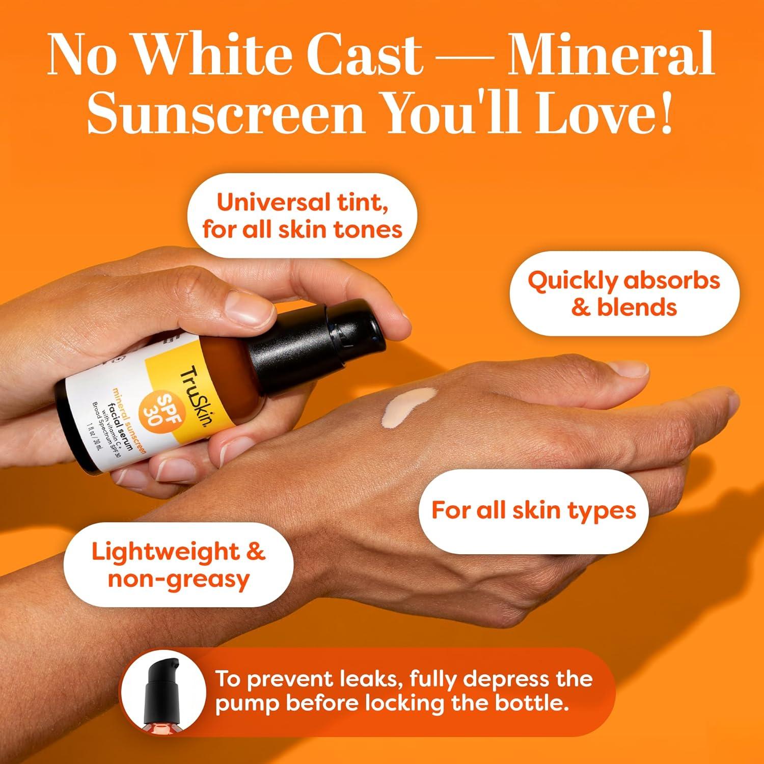 Suero Solar TruSkin SPF 30 Tinte Universal 29.57 ml