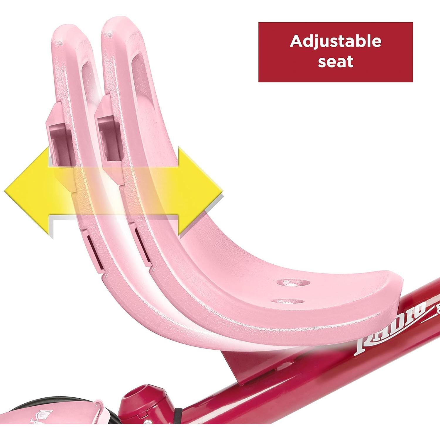 Triciclo Radio Flyer Paseo 'N Trike Rosa 4 en 1 para Niños