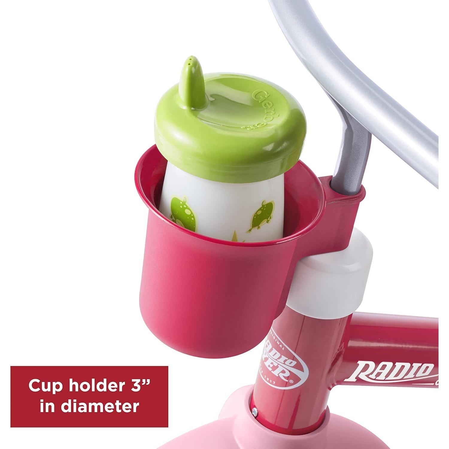 Triciclo Radio Flyer Paseo 'N Trike Rosa 4 en 1 para Niños