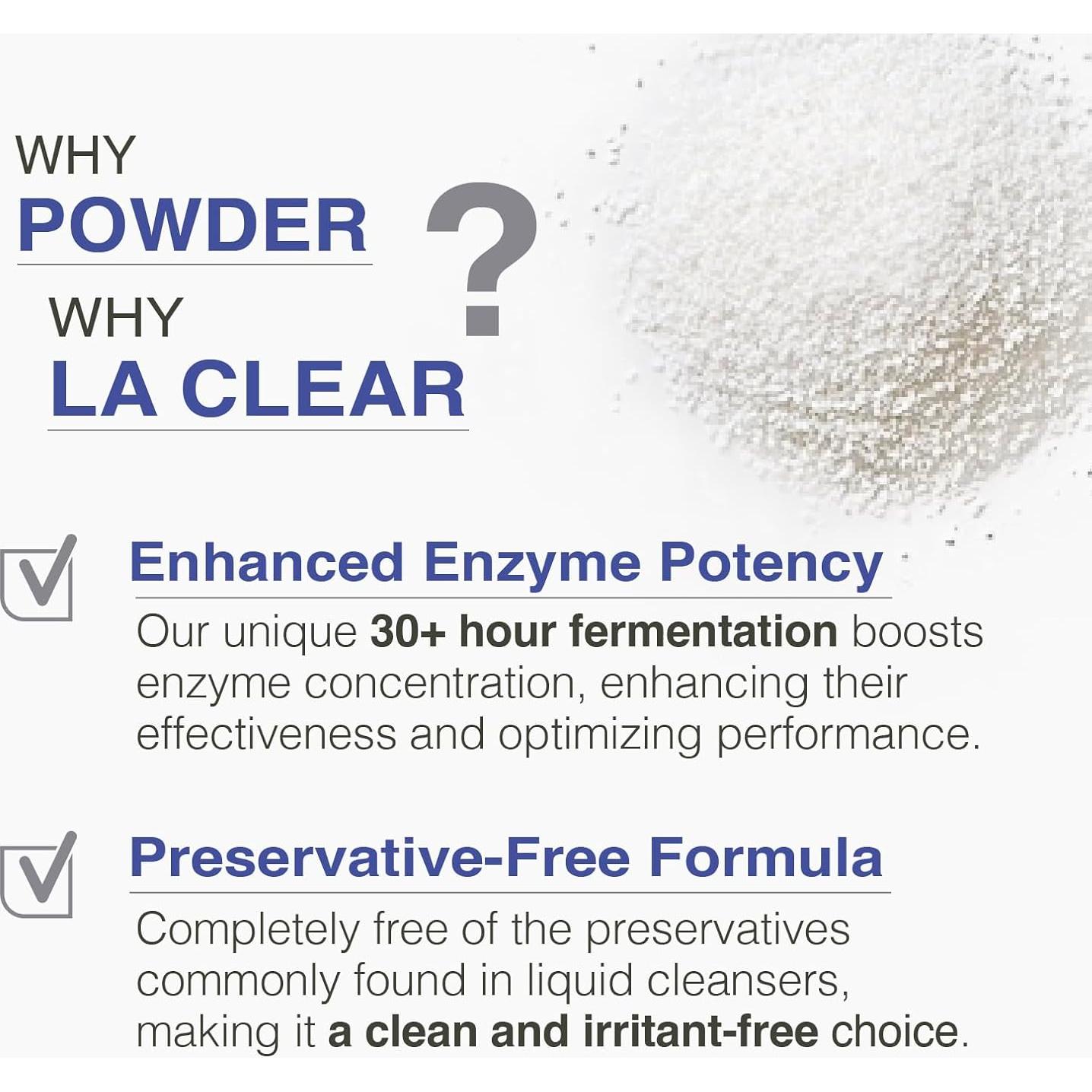 La Clear Limpiador Facial en Polvo Enzimático 70g - Piel Sensible