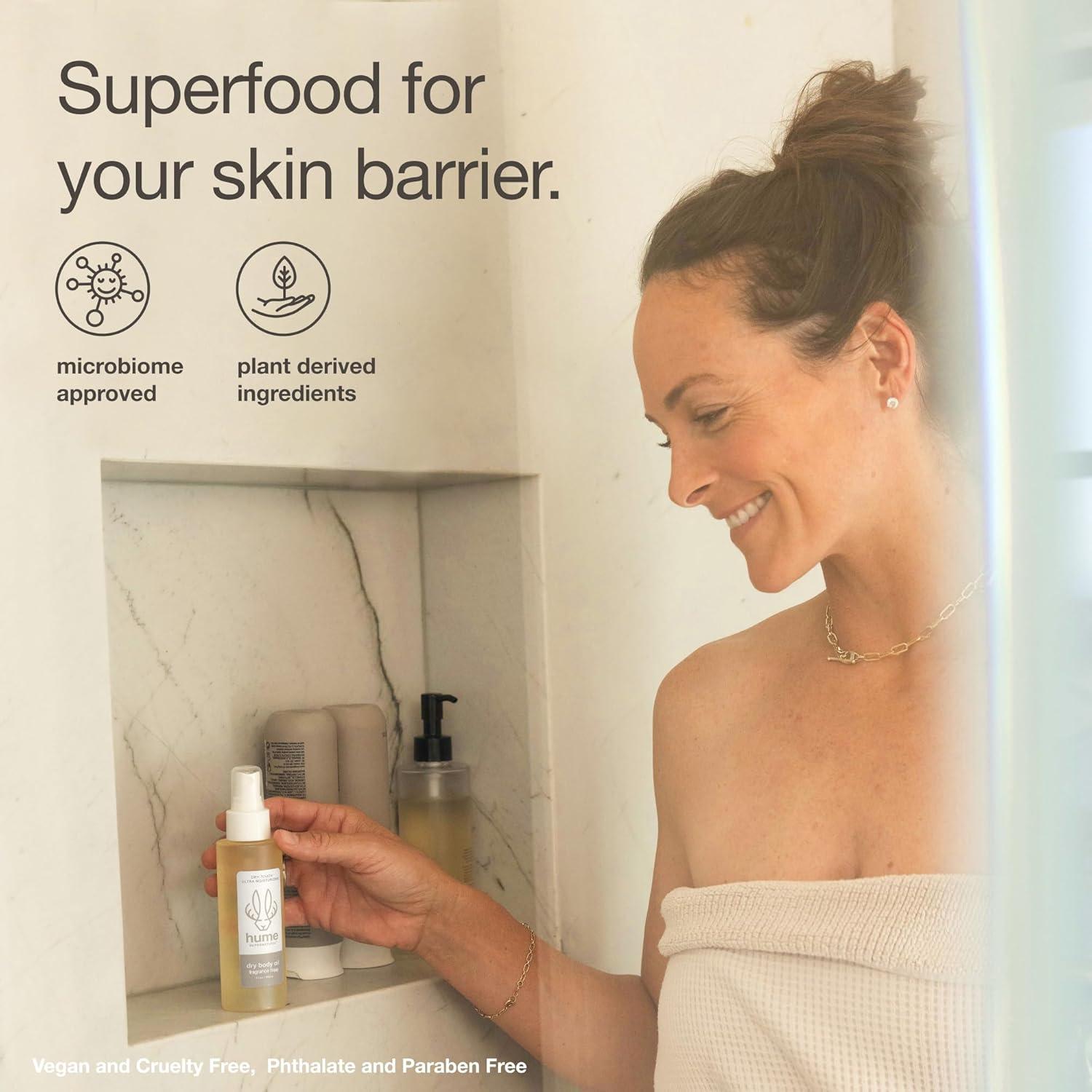 Aceite Corporal Seco HUME SUPERNATURAL Sin Fragancia 132g