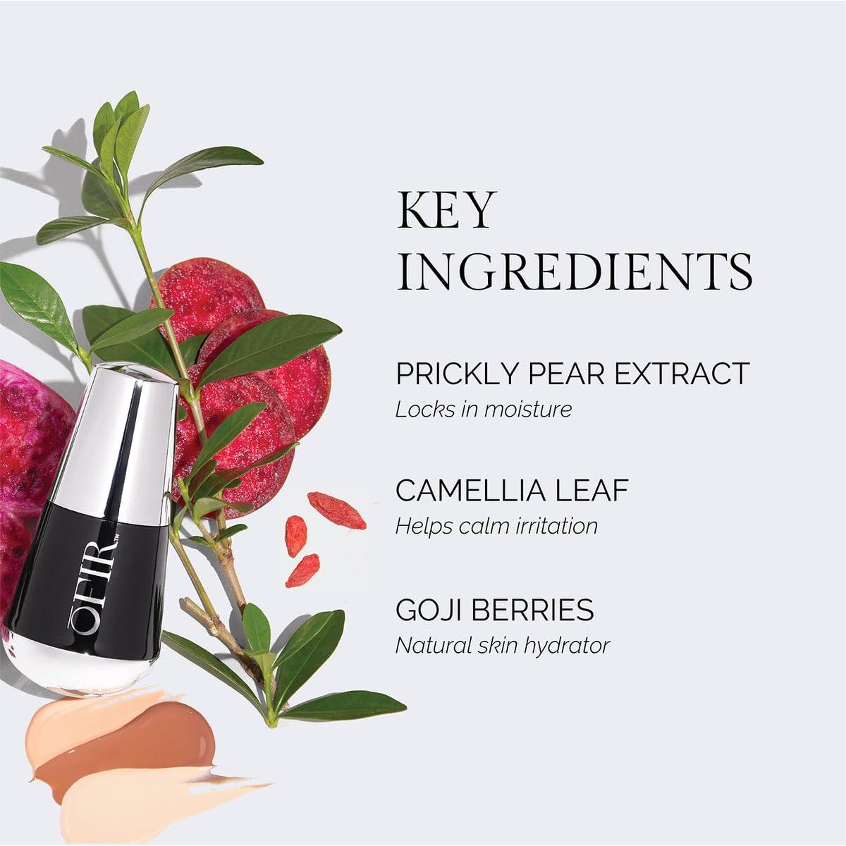 Base de Maquillaje OFIR Satin Chai 30 ml - Cobertura Media Vegana