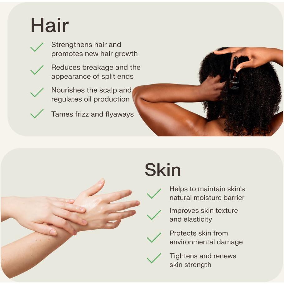 Aceite para Cabello y Cuerpo The Earthling Co. 70.87 g