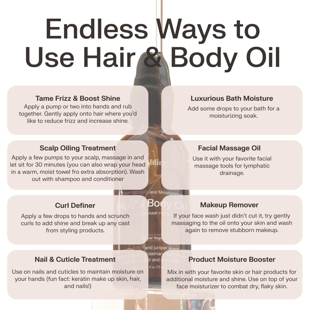 Aceite para Cabello y Cuerpo The Earthling Co. 70.87 g