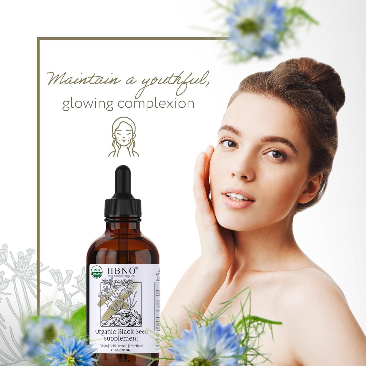 Aceite de Semilla Negra Orgánico HBNO 120ml Prensado en Frío