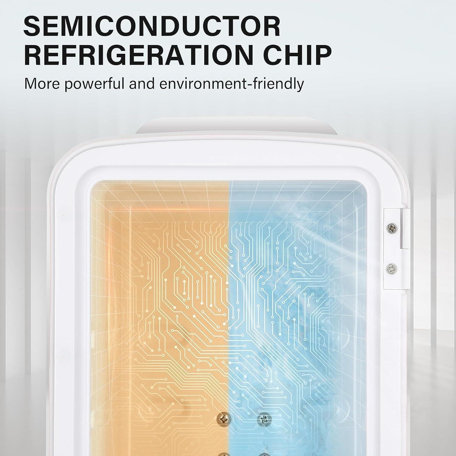 Mini Refrigerador Simple Deluxe 4L Portátil Enfriador y Calentador