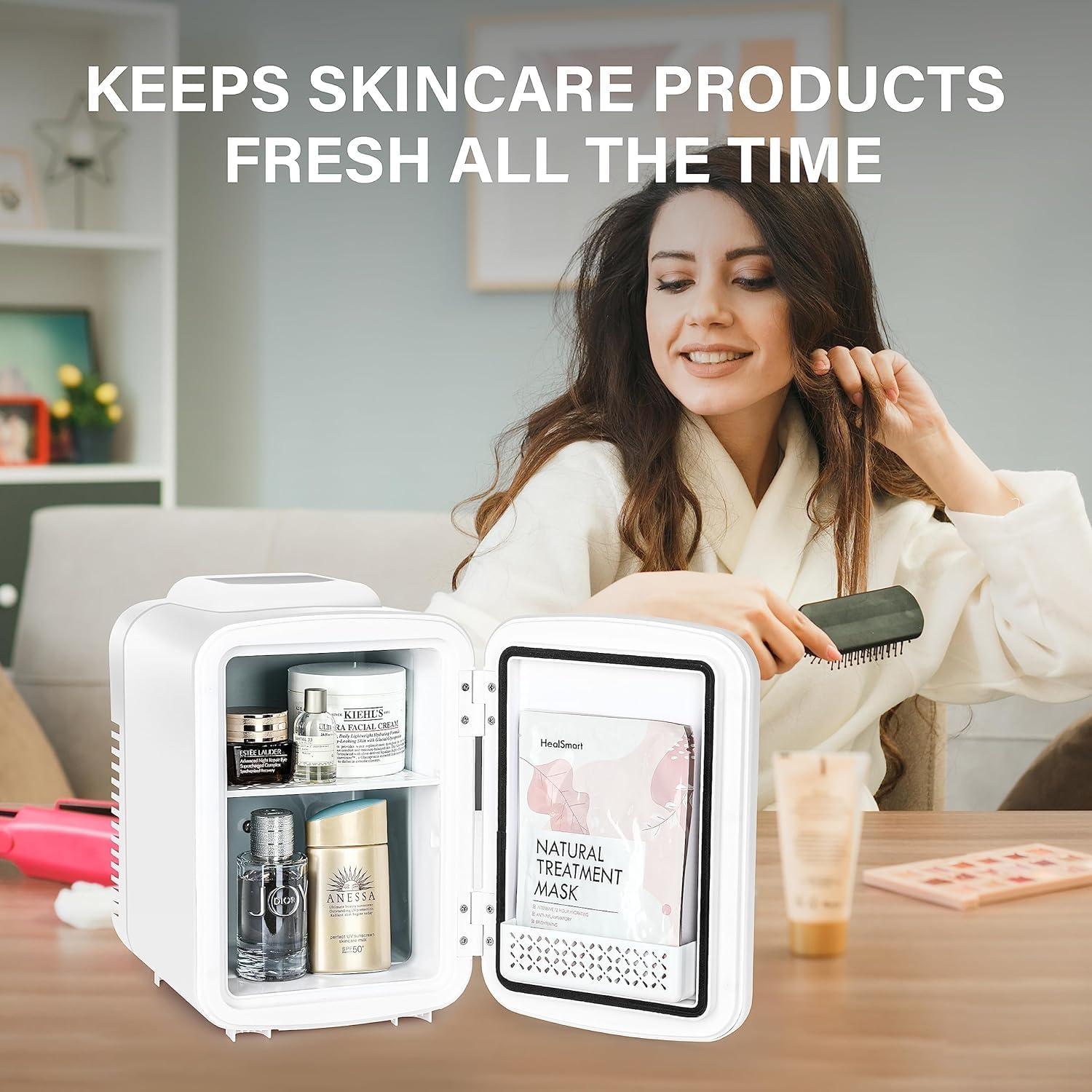 Mini Refrigerador Simple Deluxe 4L Portátil Enfriador y Calentador