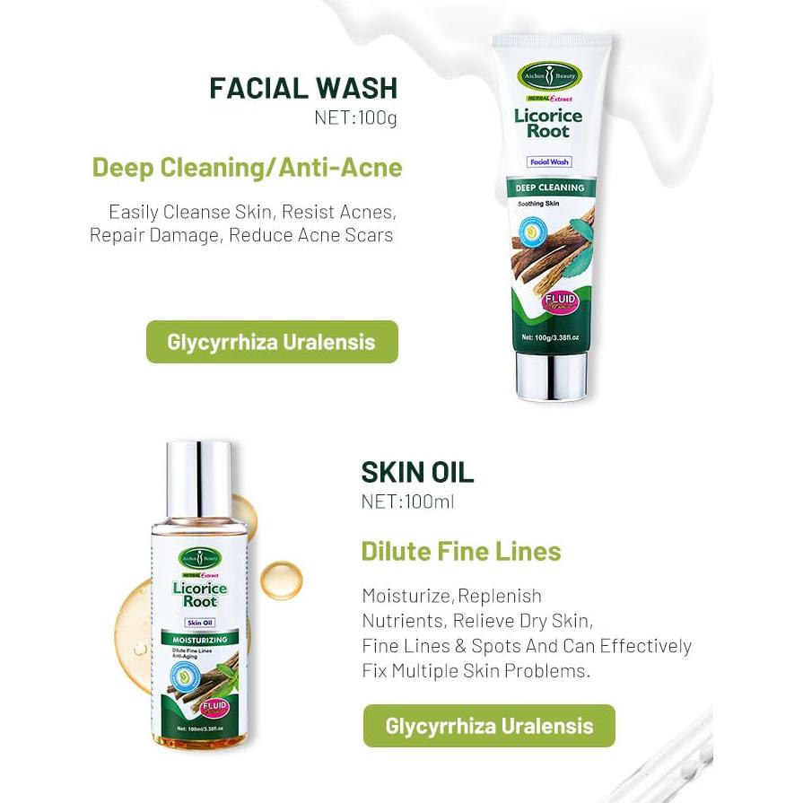 Conjunto de Cuidado de la Piel Aichun Beauty 5 Piezas Hidratante