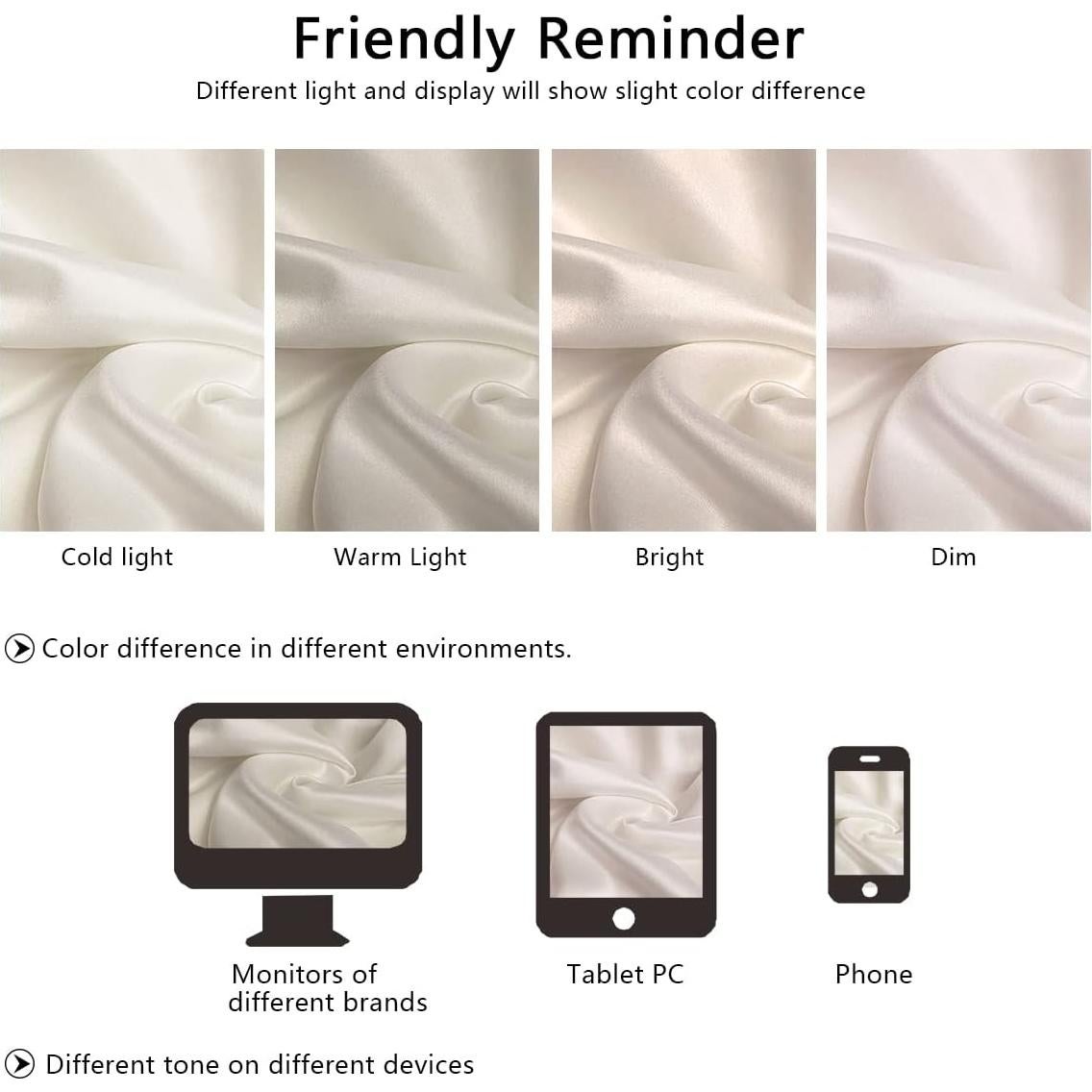 Funda de Almohada de Seda DKBslik Queen 76x51 cm Taupe