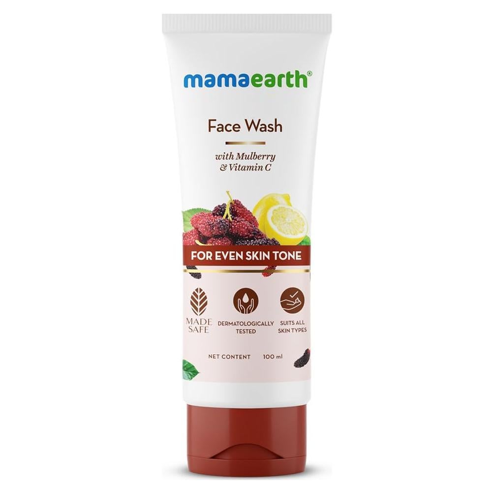 Lavado de Cara Mamaearth Vitamina C y Mora 100 ml