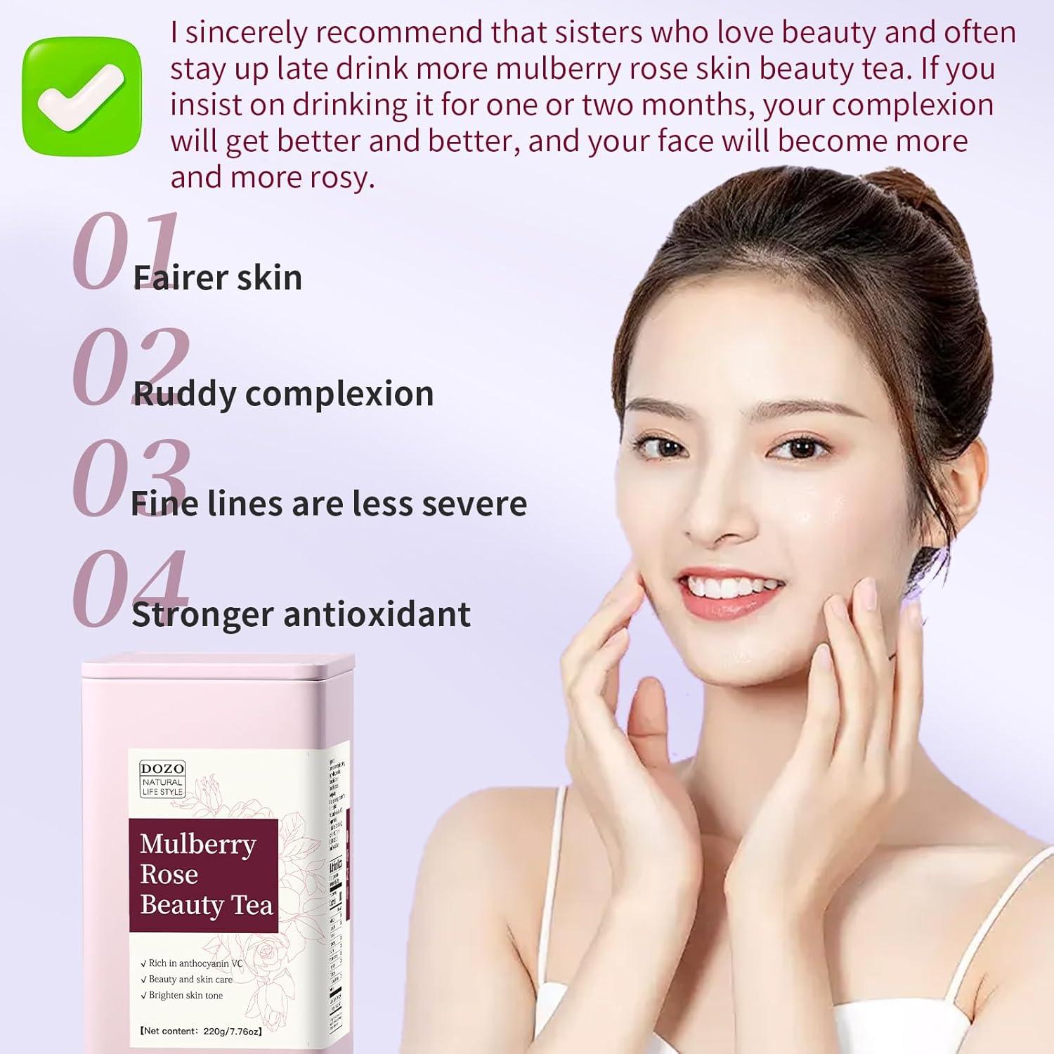 Té de Belleza de Rosa de Morera DOZO 220g - 25 Bolsitas