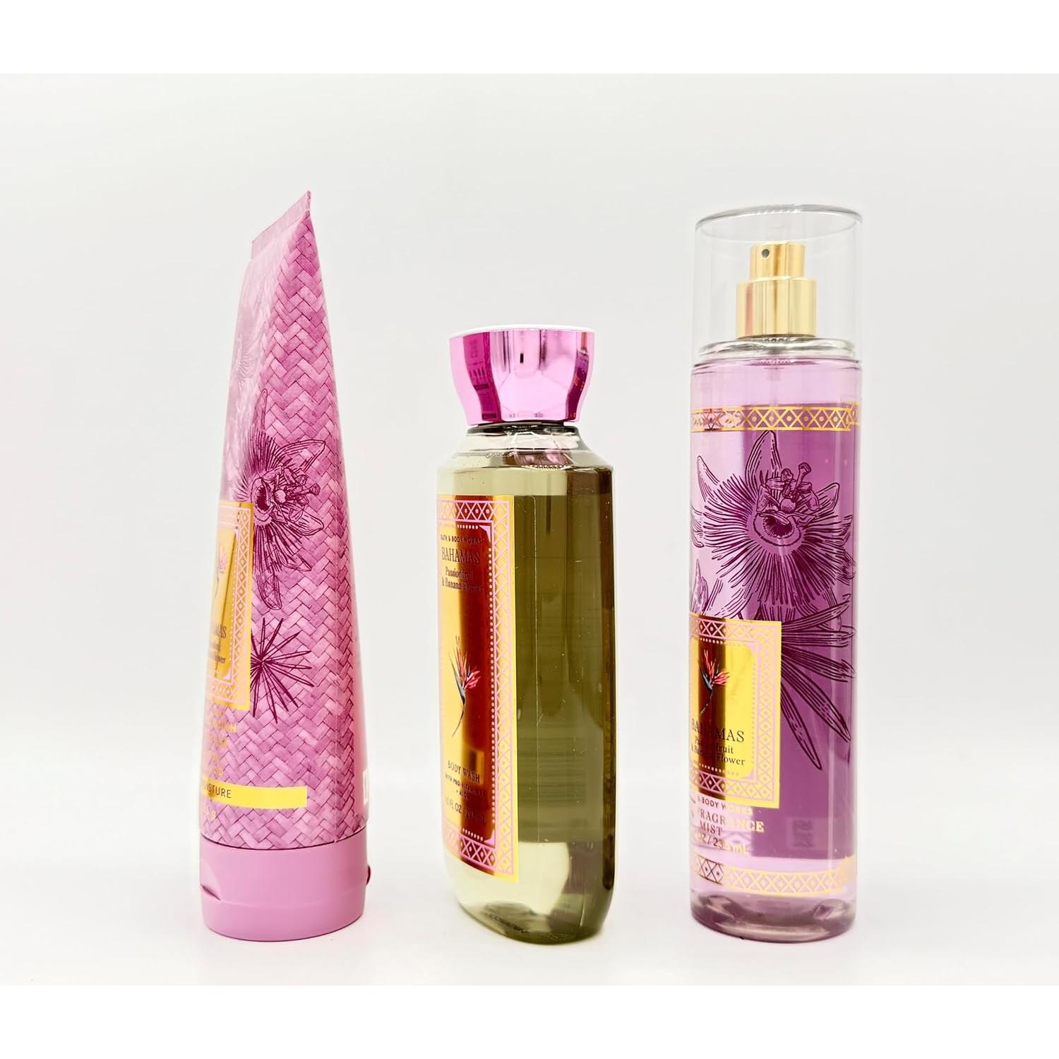 Conjunto de Baño Bath & Body Works 3 Piezas Fruta de Pasión