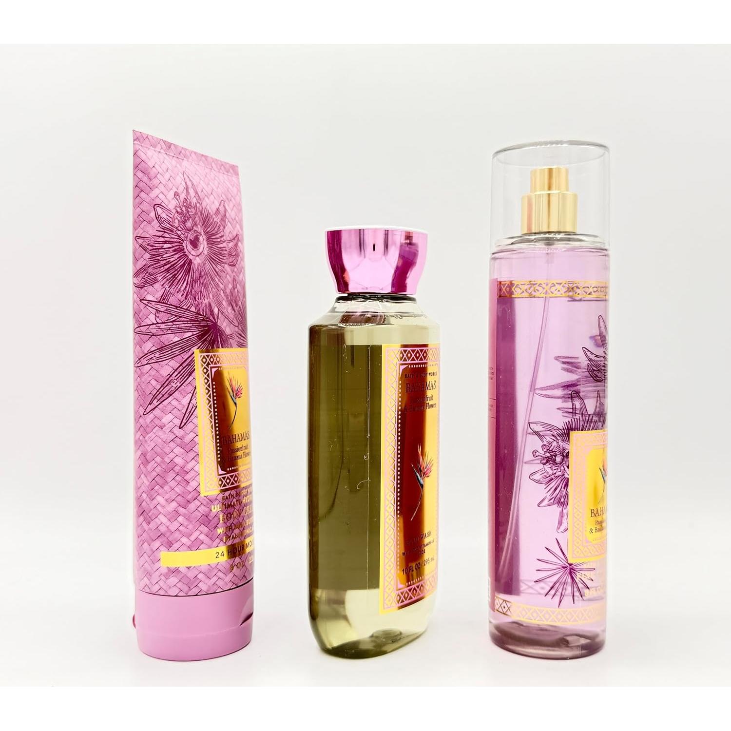 Conjunto de Baño Bath & Body Works 3 Piezas Fruta de Pasión