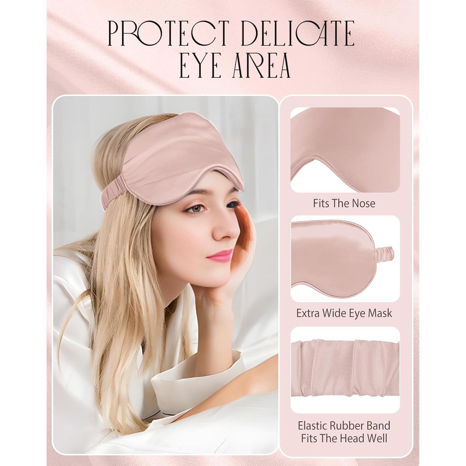 Funda de Almohada de Seda Miss Adola Estándar 66x51cm Rosa