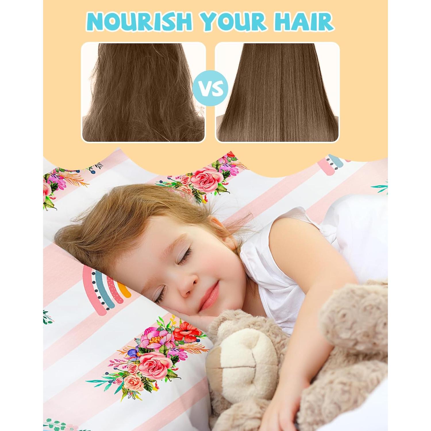 Funda de Almohada de Seda Miss Adola 50.8x76.2cm Arcoíris