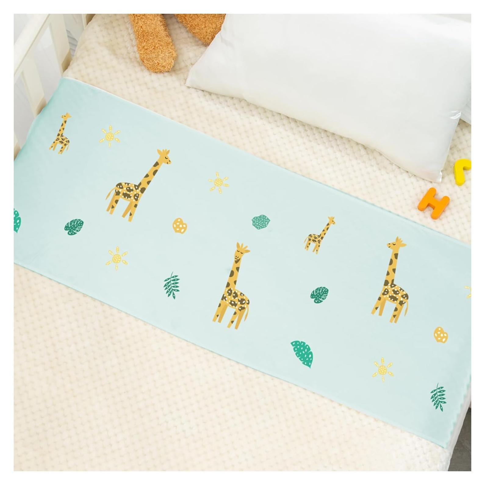 Funda de Cuna de Seda PROMEED 100% Morera 23 Momme Jirafa