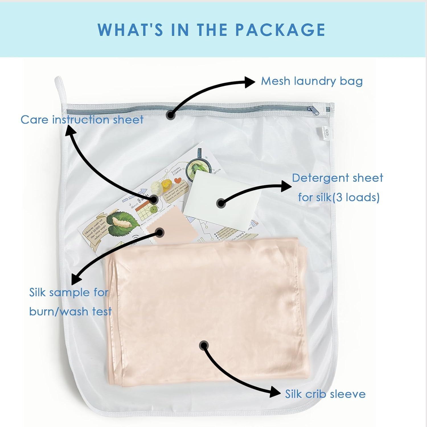 Funda de Cuna de Seda PROMEED 100% Morera 23 Momme Jirafa