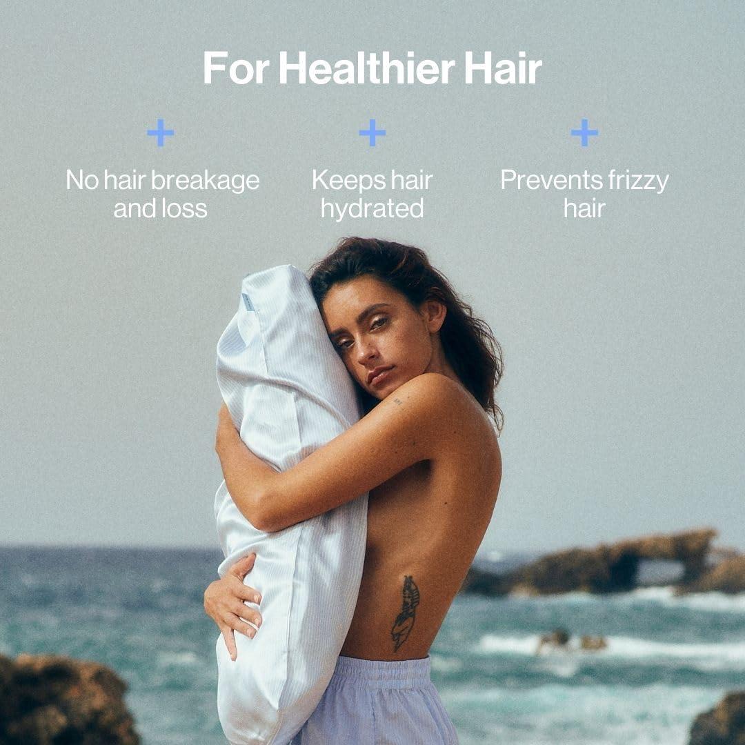 Funda de Almohada de Seda de Morera Dore & Rose Reina Rayas