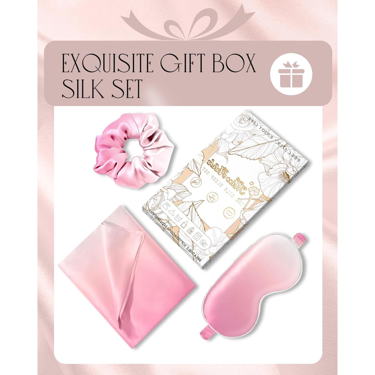 Funda de Almohada de Seda Morera 19 Momme Estándar 66x51cm Miss Adola