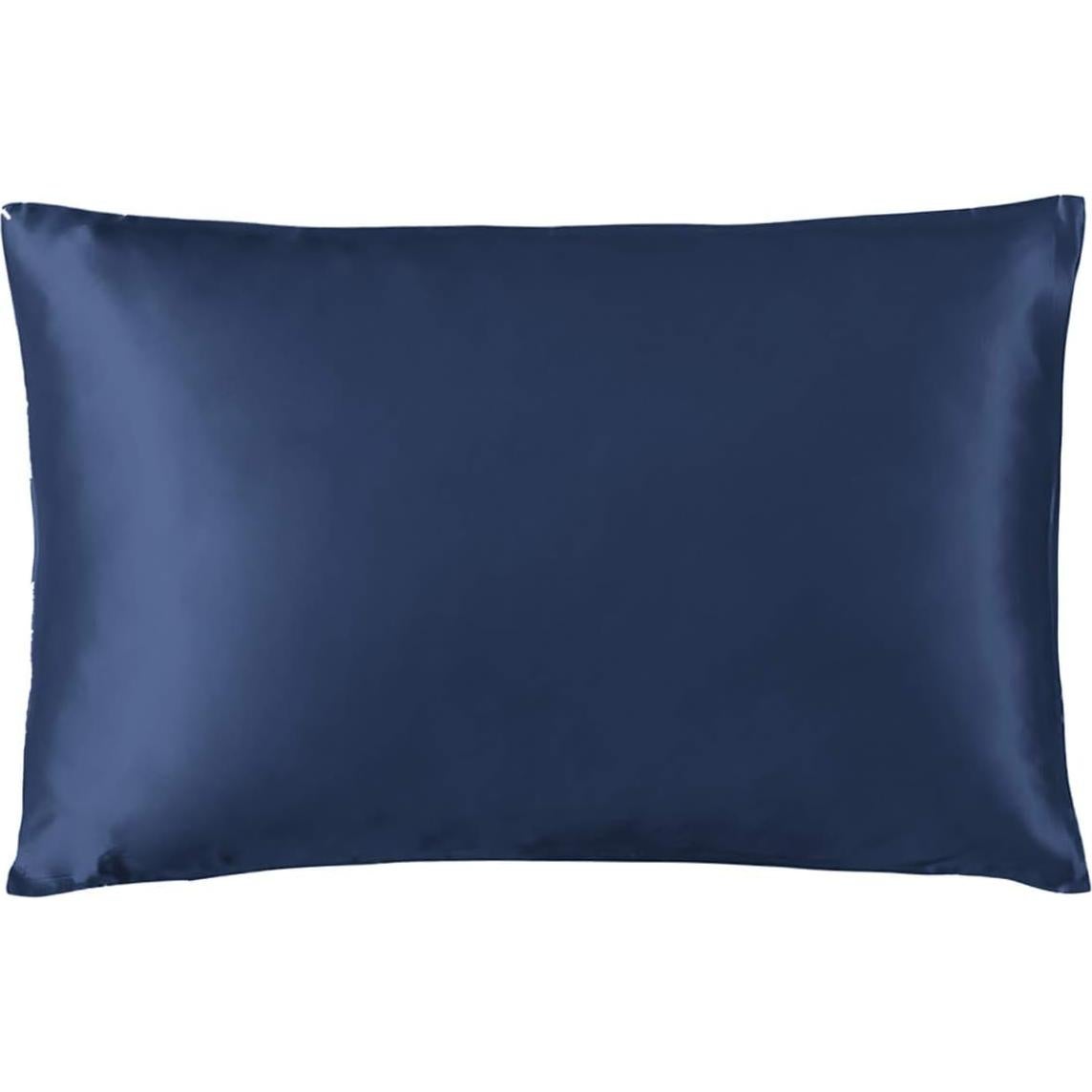 Funda de Almohada de Seda THXSILK Rey California 25 Momme Azul Marino
