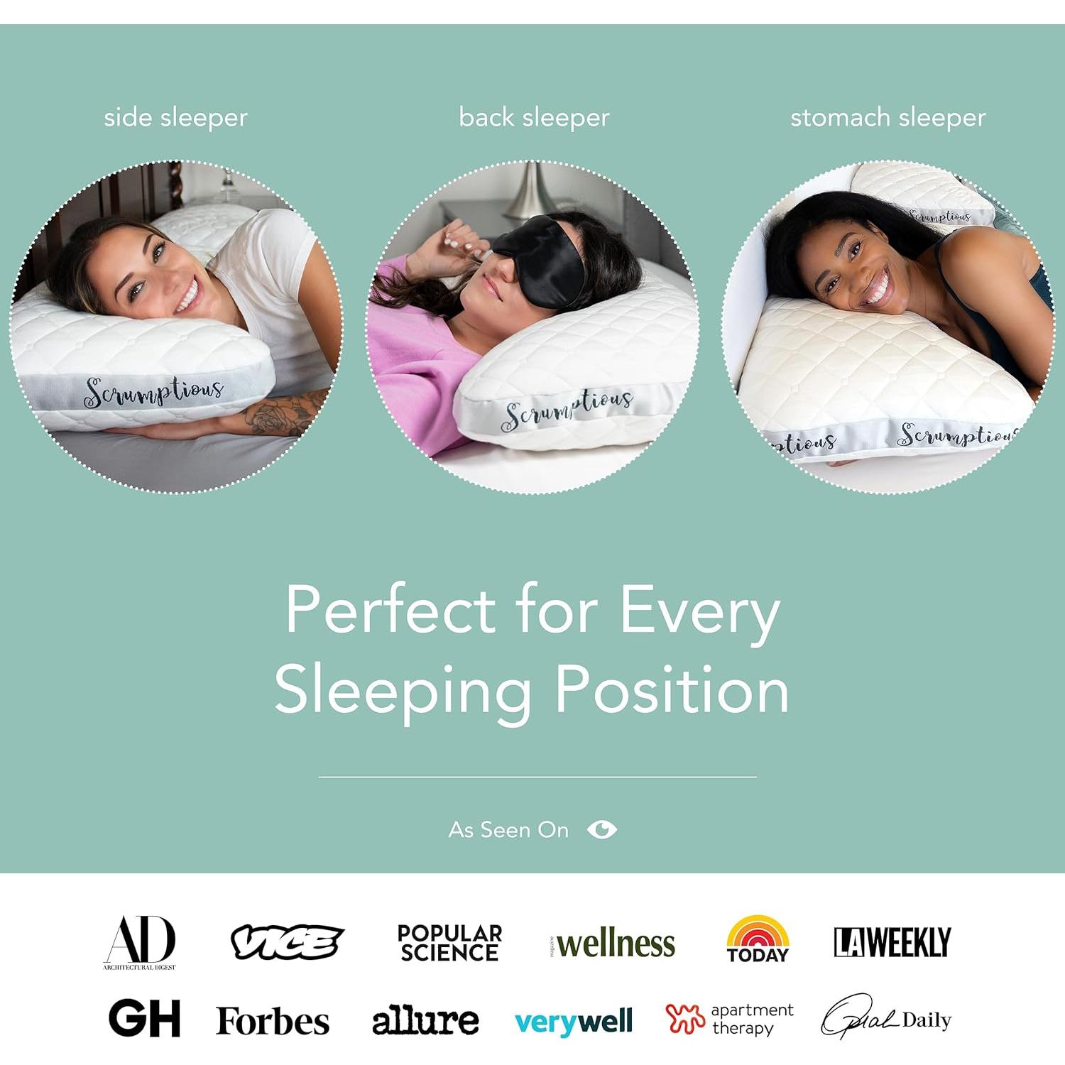 Honeydew Almohada de Seda Antienvejecimiento Rey Ajustable