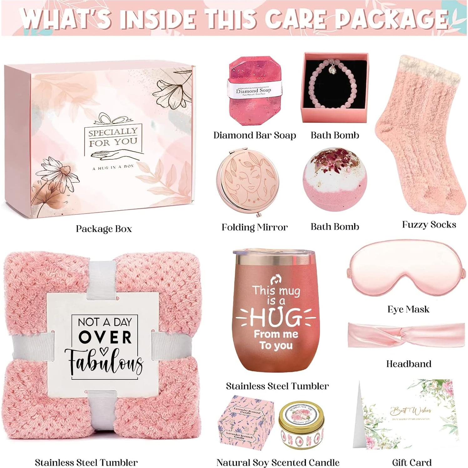 Canasta de Regalo Cuidado Personal Heniniy Rosa 1.36kg