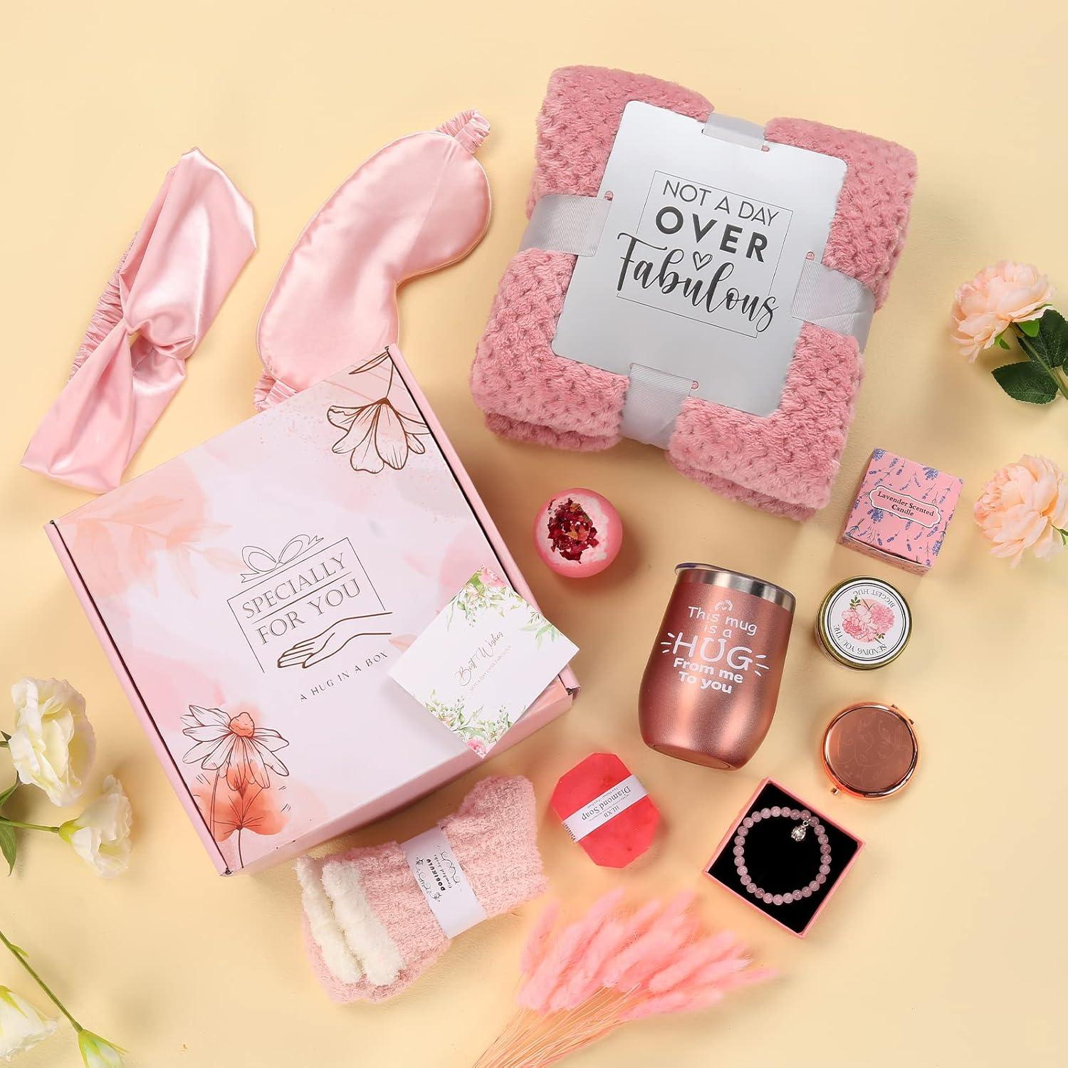 Canasta de Regalo Cuidado Personal Heniniy Rosa 1.36kg