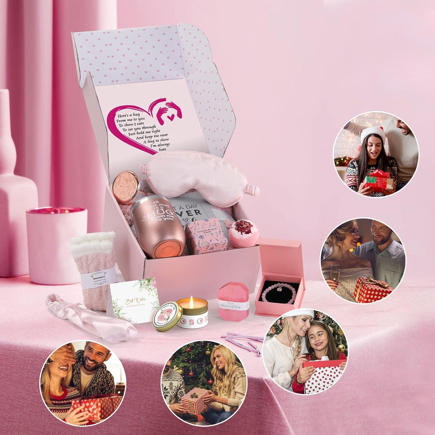 Canasta de Regalo Cuidado Personal Heniniy Rosa 1.36kg