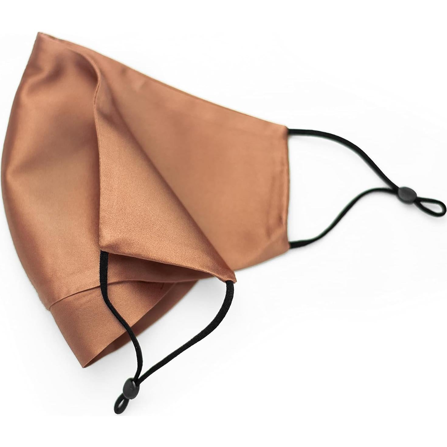 Mascarilla de Seda 100% Habac Studio Unisex Ajustable 24x15cm