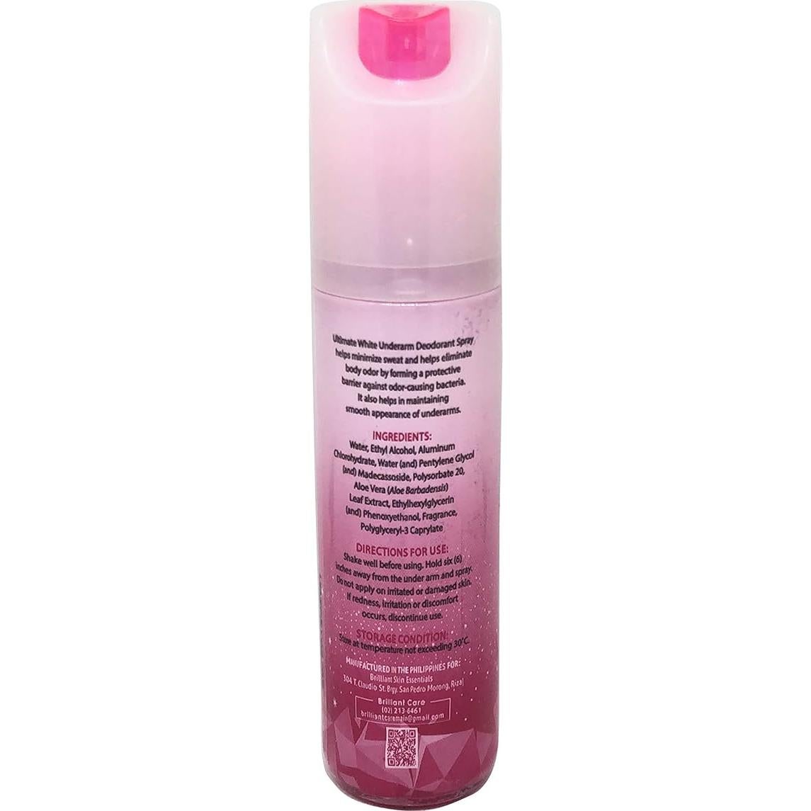 Desodorante en Spray Brilliant Skin Ultimate White 23g