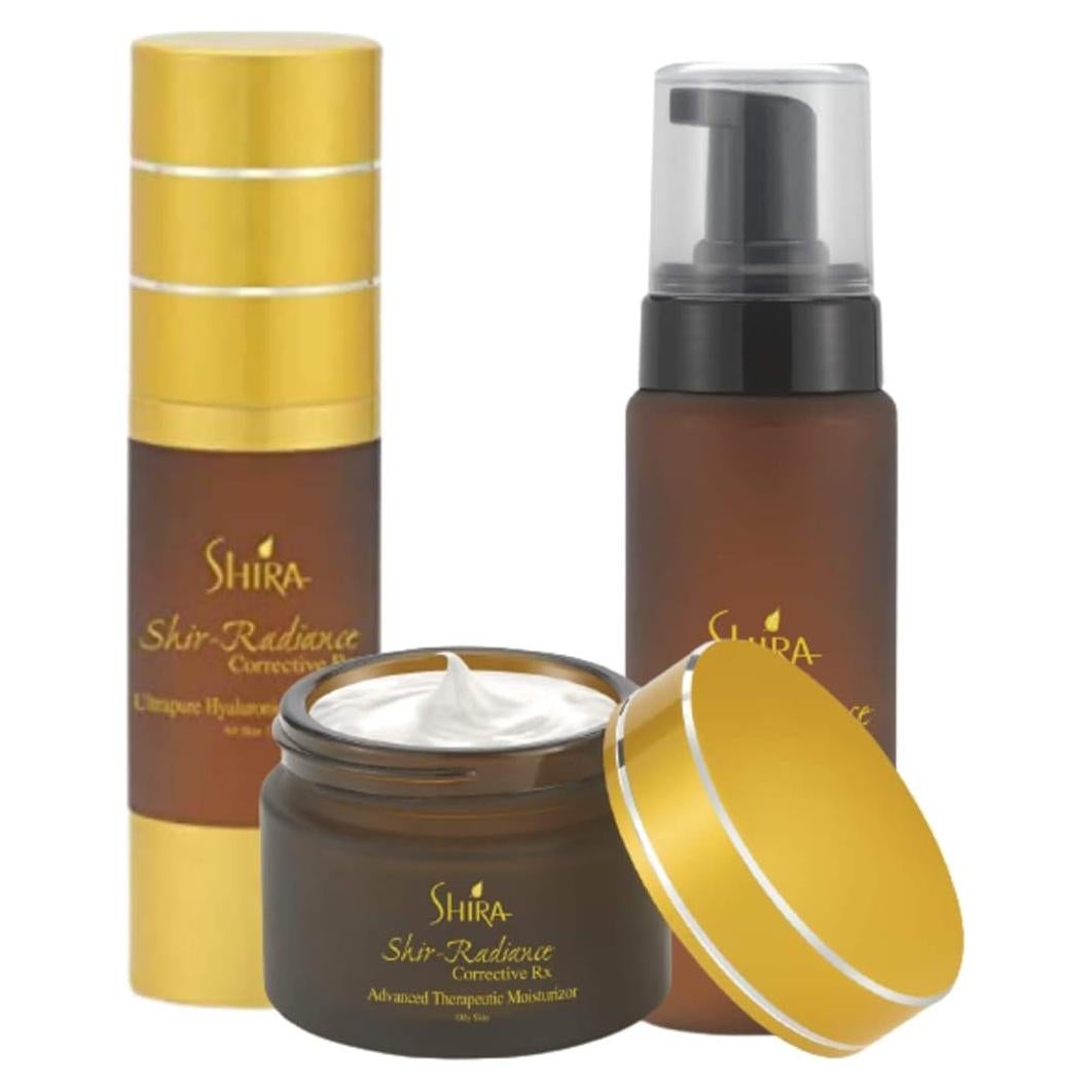 Combo Cuidado de Piel Shir-Radiance: Limpiador 200ml, Hidratante 15ml, Suero 30ml