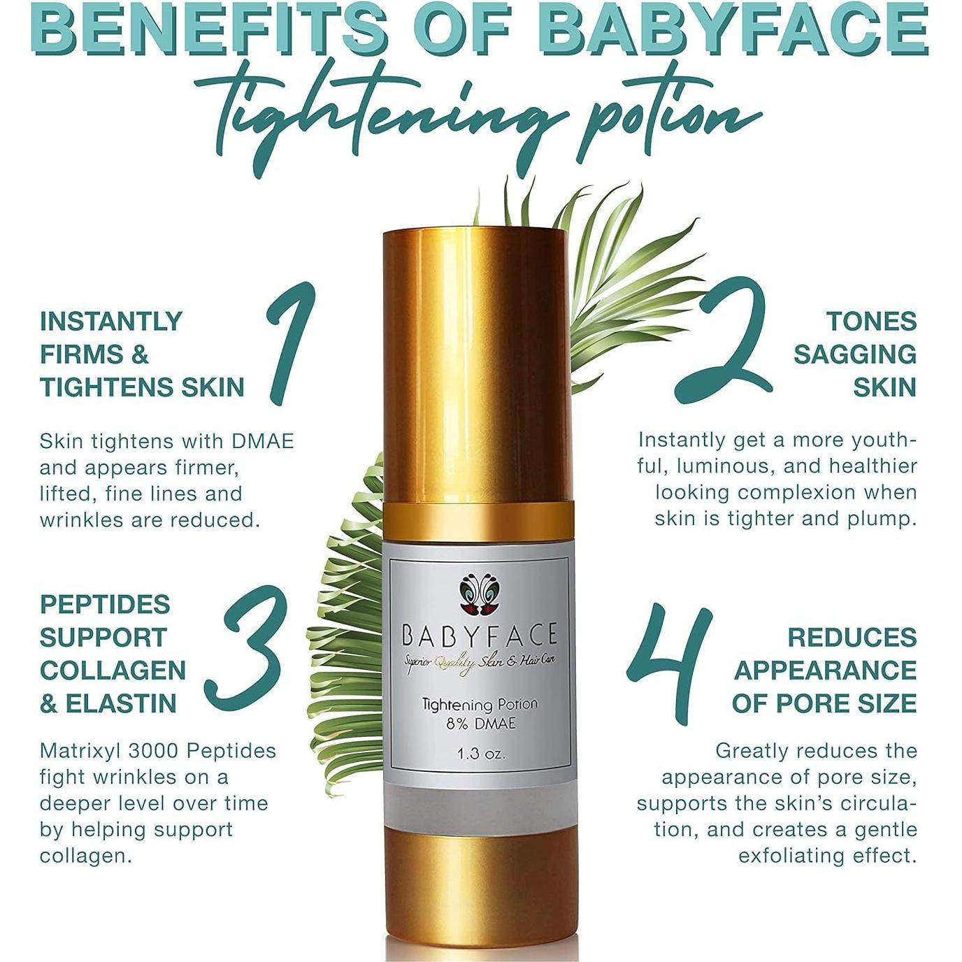 Suero Antienvejecimiento Babyface 36.84 ml - 8% DMAE