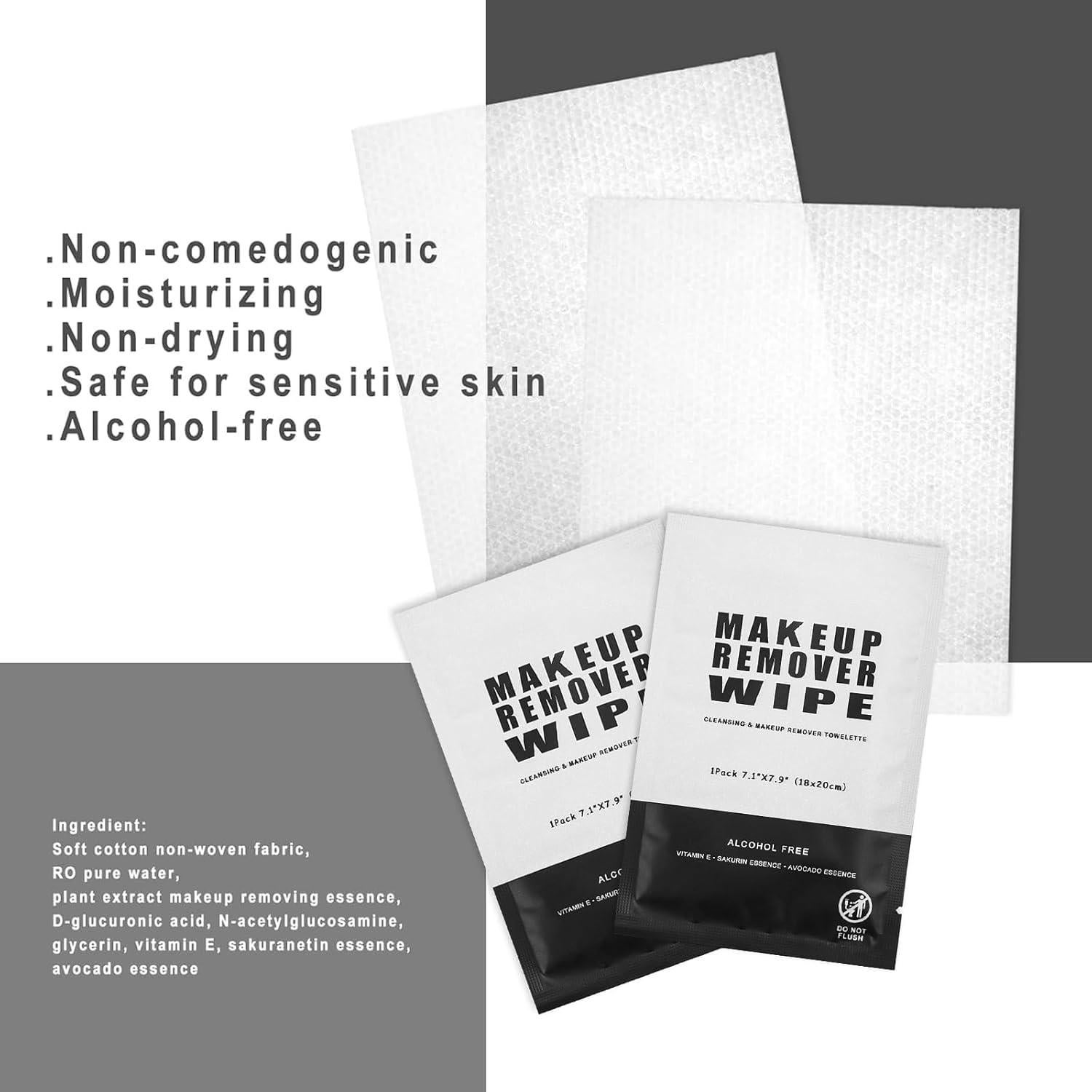 50 Toallitas Desmaquillantes Individuales Gisdo - Limpieza Facial