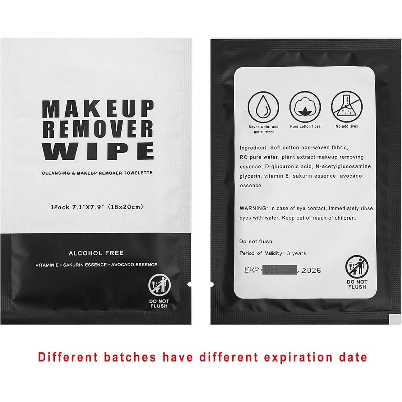 50 Toallitas Desmaquillantes Individuales Gisdo - Limpieza Facial