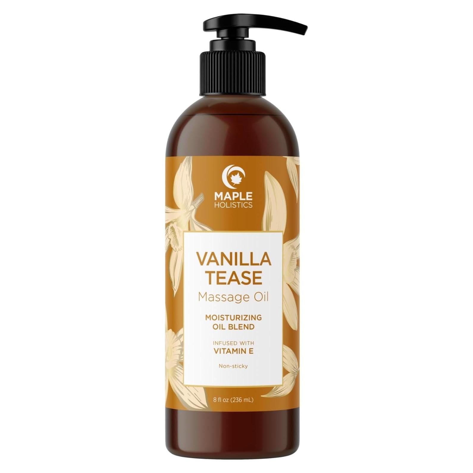 Aceite de Masaje Sensual Maple Holistics 236.6 ml Vainilla