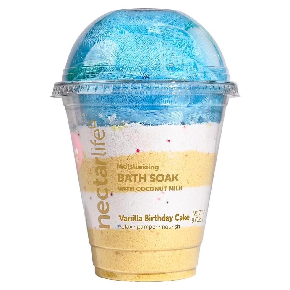 Baño de Leche de Coco y Sal Marina Nectar 255 g - Vegano