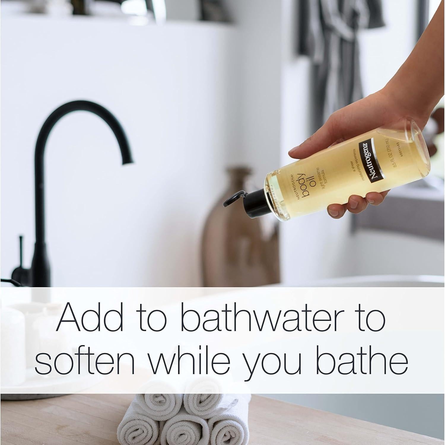 Aceite Corporal Neutrogena 250 ml Fórmula Ligera Sésamo Hidratante