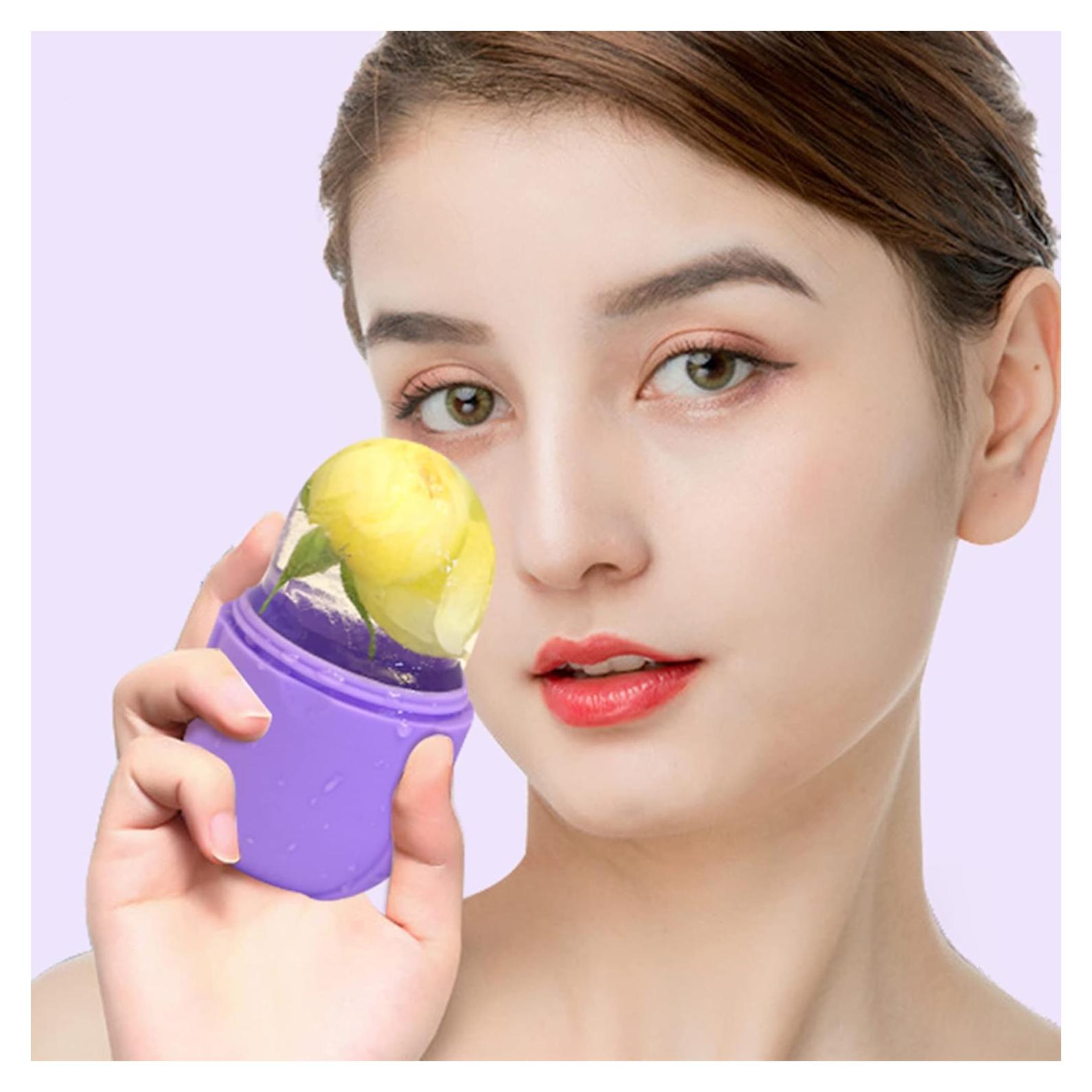 Rodillo de Hielo Facial Aethland Púrpura - Cuidado de Piel