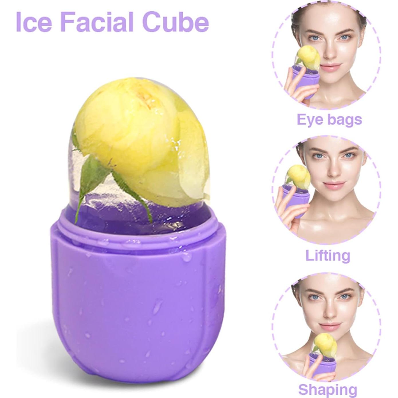 Rodillo de Hielo Facial Aethland Púrpura - Cuidado de Piel