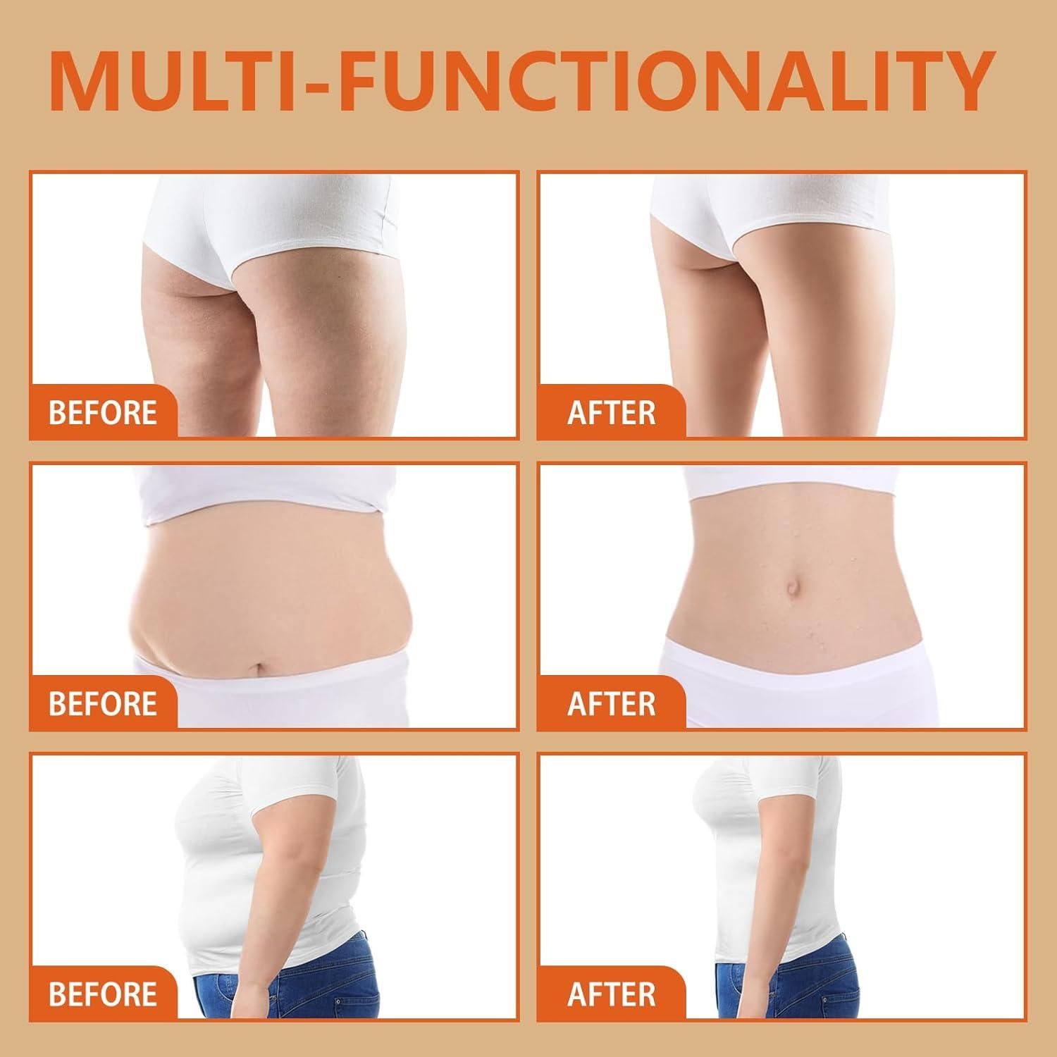 Set de Aceite de Masaje Anticelulitis Pjordo 236.6 ml + Crema