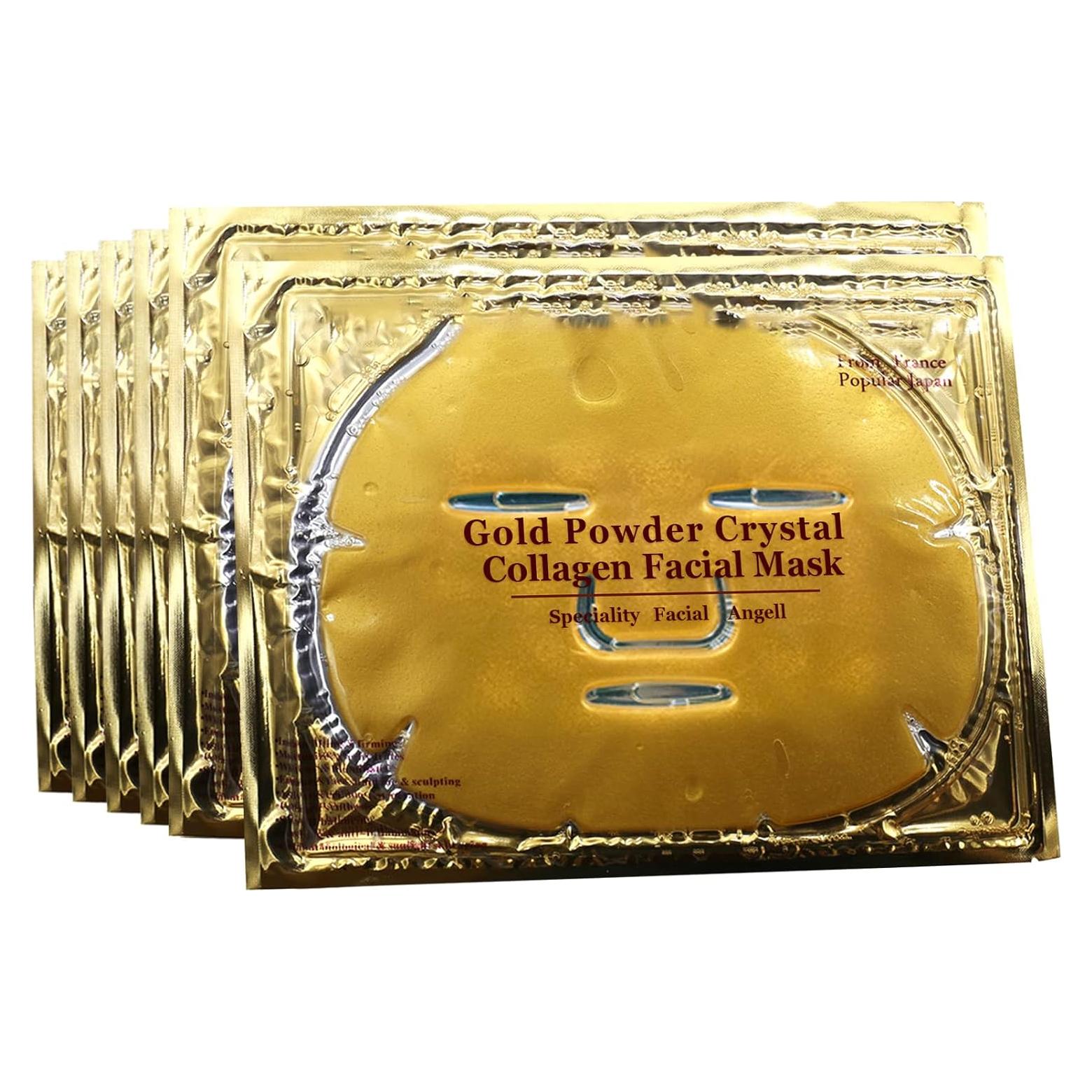 Mascarillas Faciales de Colágeno Permotary 6 PCS Hidratantes