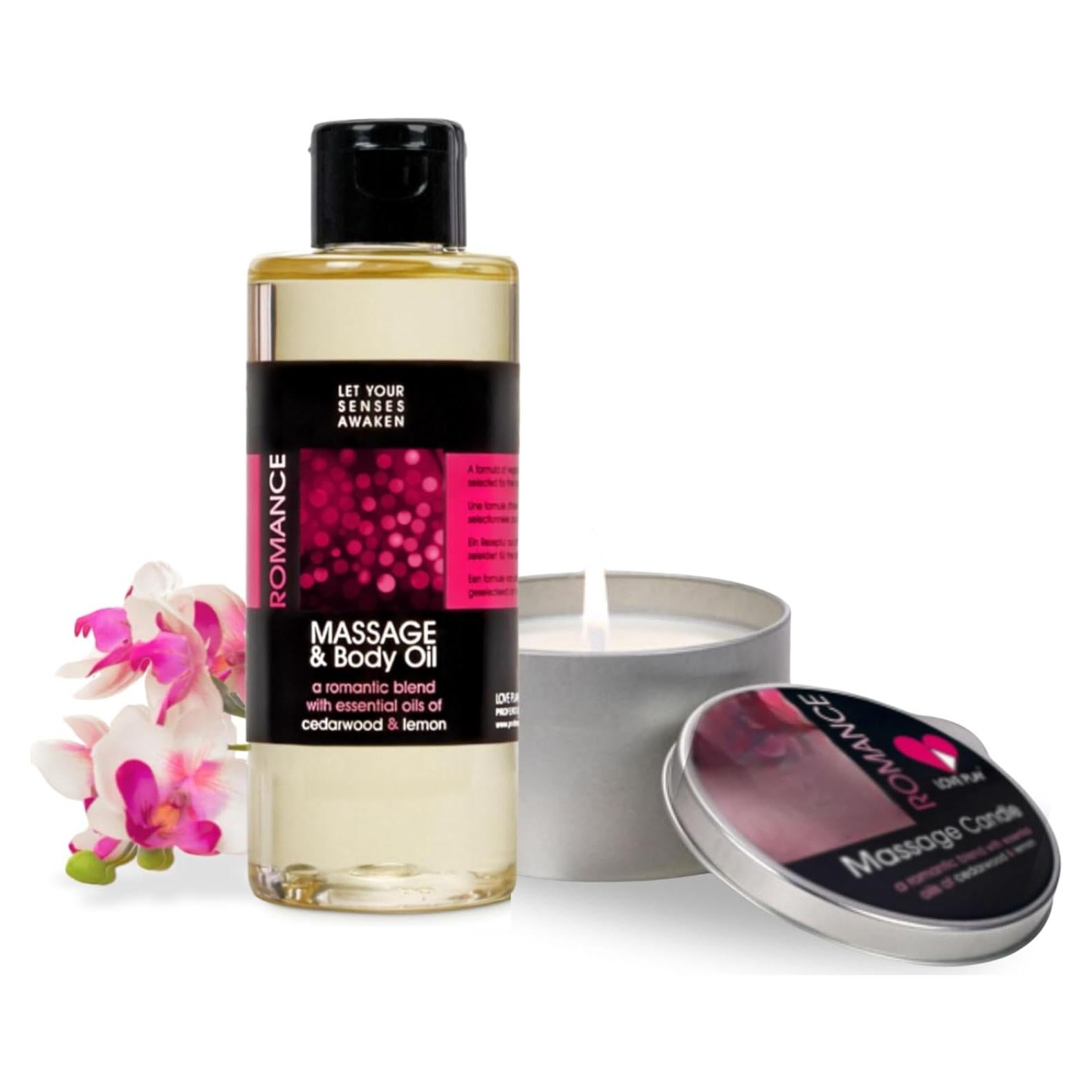 Set de Aceite de Masaje y Corporal Profero 250ml Aromaterapia