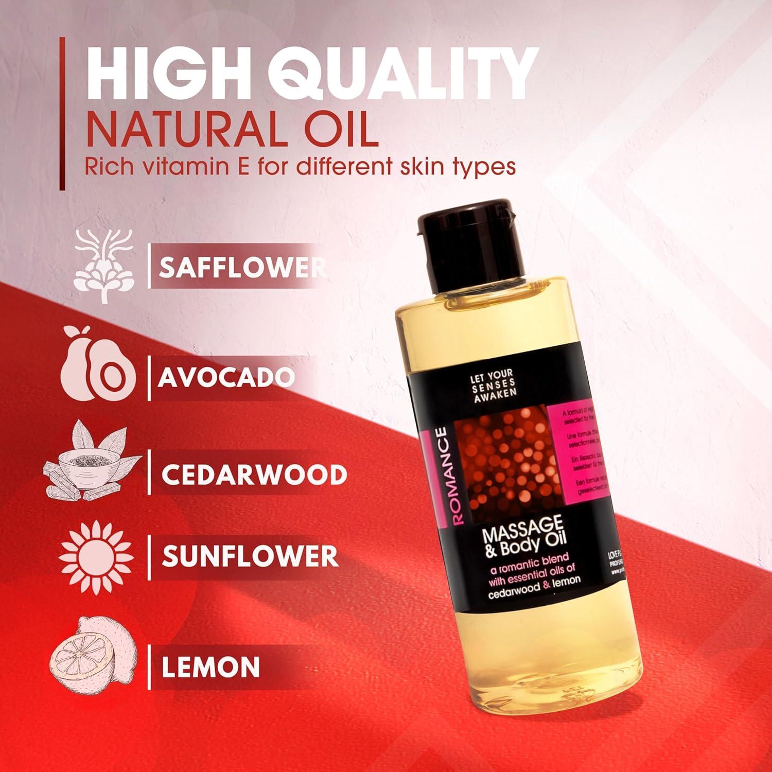 Set de Aceite de Masaje y Corporal Profero 250ml Aromaterapia