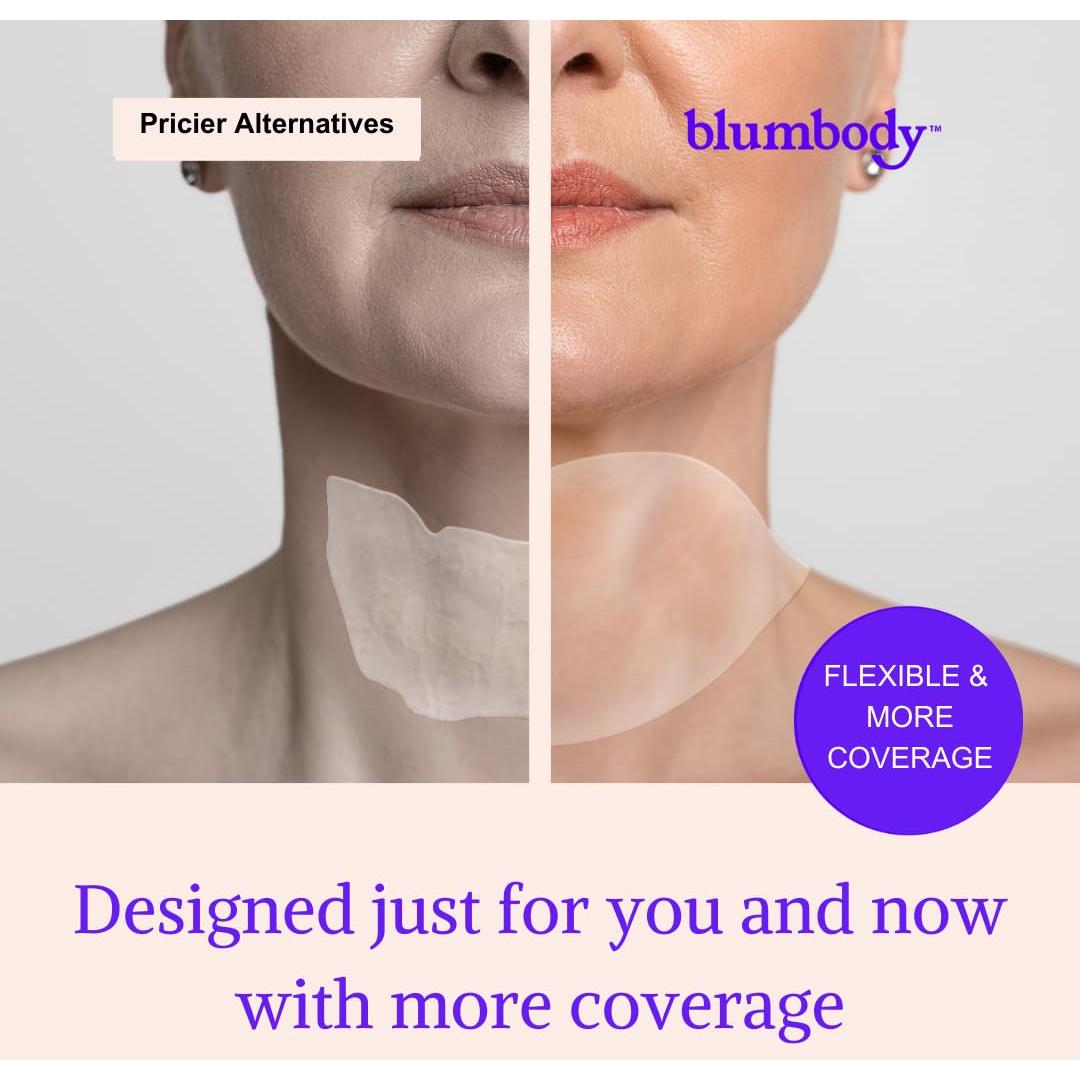 Parches Antienvejecimiento Blumbody para Cuello - Silicona Reutilizable