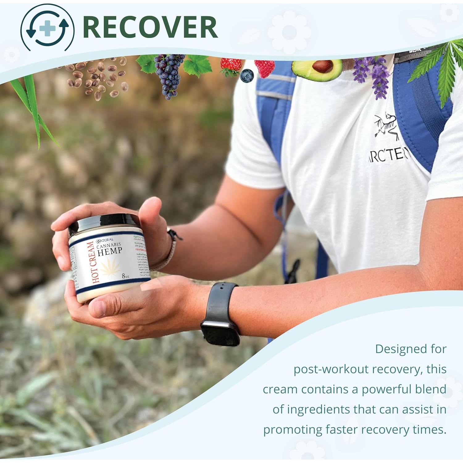 Crema Caliente Zatural 3.6 kg con Aceite de Cañamo y Esenciales